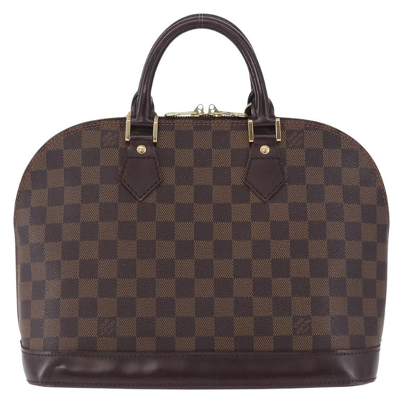 LOUIS VUITTON Damier Ebene Alma Hand Bag N51131 LV Auth 205811A