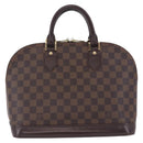 LOUIS VUITTON Damier Ebene Alma Hand Bag N51131 LV Auth 205811A-2