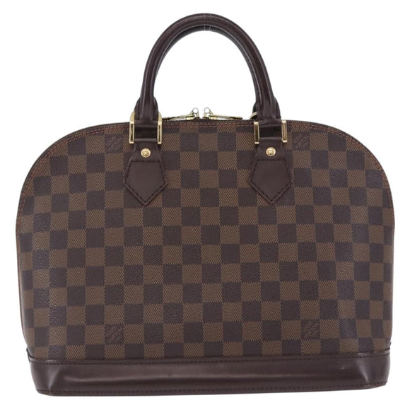 LOUIS VUITTON Damier Ebene Alma Hand Bag N51131 LV Auth 205811A