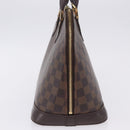 LOUIS VUITTON Damier Ebene Alma Hand Bag N51131 LV Auth 205811A-4