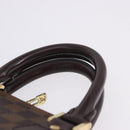 LOUIS VUITTON Damier Ebene Alma Hand Bag N51131 LV Auth 205811A-15