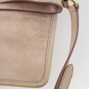 Miu Miu Matelasse Shoulder Bag Leather Pink Gold Tone Auth 205812A-25