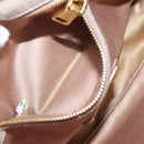 Miu Miu Matelasse Shoulder Bag Leather Pink Gold Tone Auth 205812A-32
