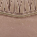 Miu Miu Matelasse Shoulder Bag Leather Pink Gold Tone Auth 205812A-4