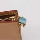 LOUIS VUITTON Nomad Cabas Cruise Pouch Beige LV Auth 205813A-10