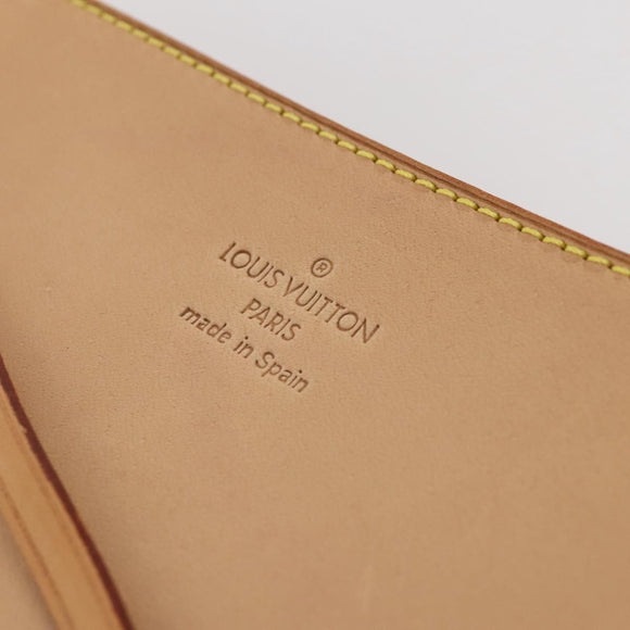 LOUIS VUITTON Nomad Cabas Cruise Pouch Beige LV Auth 205813A