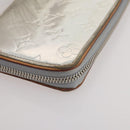 LOUIS VUITTON Monogram Mirror Zippy Wallet Vertical Silver M80808 Auth 205814A-8