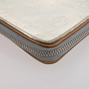 LOUIS VUITTON Monogram Mirror Zippy Wallet Vertical Silver M80808 Auth 205814A-15