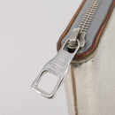 LOUIS VUITTON Monogram Mirror Zippy Wallet Vertical Silver M80808 Auth 205814A-17