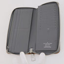 LOUIS VUITTON Monogram Mirror Zippy Wallet Vertical Silver M80808 Auth 205814A-9