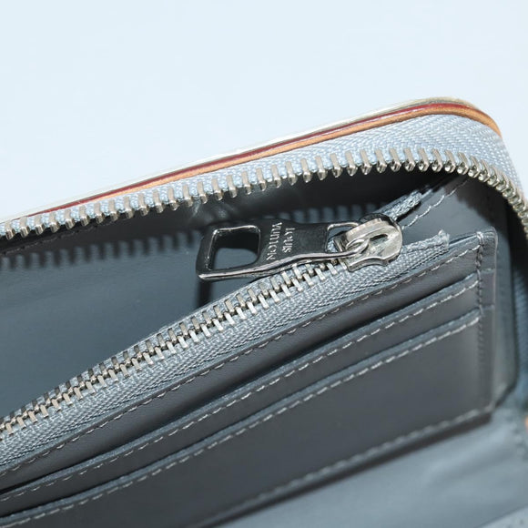 LOUIS VUITTON Monogram Mirror Zippy Wallet Vertical Silver M80808 Auth 205814A