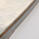 LOUIS VUITTON Monogram Mirror Zippy Wallet Vertical Silver M80808 Auth 205814A-4