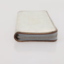 LOUIS VUITTON Monogram Mirror Zippy Wallet Vertical Silver M80808 Auth 205814A-7