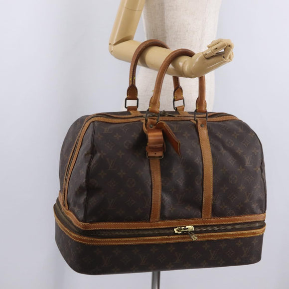 LOUIS VUITTON Monogram Sac Sports Boston Bag M41444 LV Auth 205817