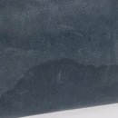 Miu Miu Tote Bag Leather Navy Silver Auth 205818-4
