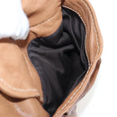 Miu Miu Shoulder Bag Leather 2way Brown Gold Tone Auth 205819A-21