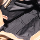 Miu Miu Shoulder Bag Leather 2way Brown Gold Tone Auth 205819A-11