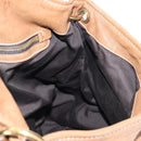 Miu Miu Shoulder Bag Leather 2way Brown Gold Tone Auth 205819A-25