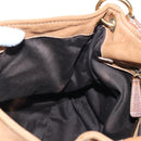 Miu Miu Shoulder Bag Leather 2way Brown Gold Tone Auth 205819A-26