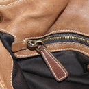 Miu Miu Shoulder Bag Leather 2way Brown Gold Tone Auth 205819A-27