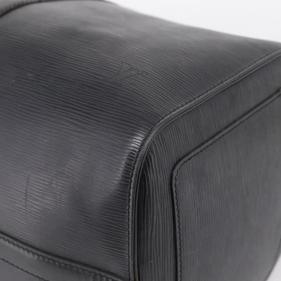 LOUIS VUITTON Epi Keepall 45 Boston Bag Noir M42972 LV Auth 205821A
