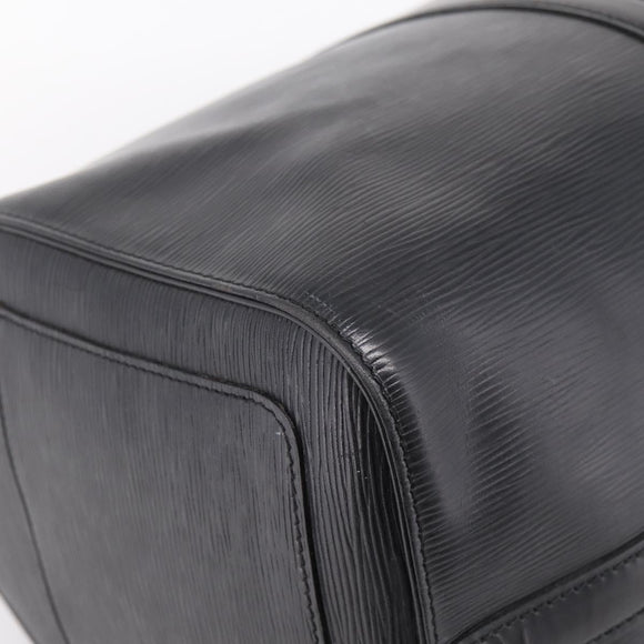 LOUIS VUITTON Epi Keepall 45 Boston Bag Noir M42972 LV Auth 205821A