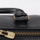 LOUIS VUITTON Epi Keepall 45 Boston Bag Noir M42972 LV Auth 205821A-15
