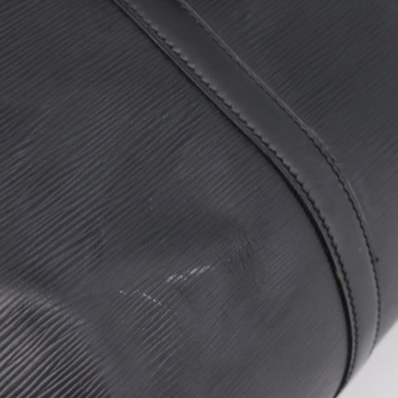 LOUIS VUITTON Epi Keepall 45 Boston Bag Noir M42972 LV Auth 205821A