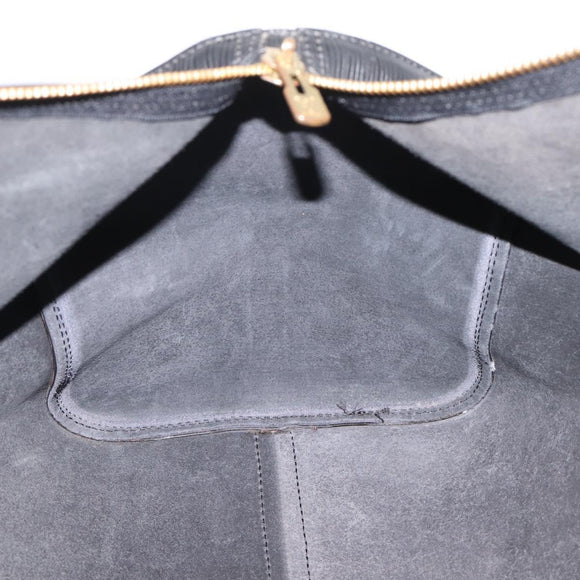 LOUIS VUITTON Epi Keepall 45 Boston Bag Noir M42972 LV Auth 205821A