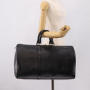 LOUIS VUITTON Epi Keepall 45 Boston Bag Noir M42972 LV Auth 205821A-21