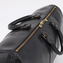 LOUIS VUITTON Epi Keepall 45 Boston Bag Noir M42972 LV Auth 205821A-6