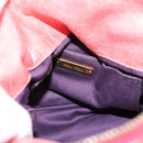 Miu Miu Vitellolux Hand Bag Leather 2way Pink Gold Auth 205828V-21