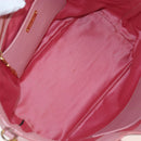Miu Miu Hand Bag Leather 2way Pink Gold Tone Auth 205829A-11