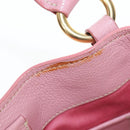Miu Miu Hand Bag Leather 2way Pink Gold Tone Auth 205829A-28