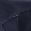 CHANEL Choco Bar Chain Shoulder Tote Bag Canvas Navy Silver CC Auth 205836A-19