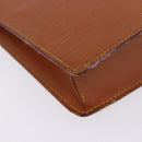 LOUIS VUITTON Epi Pochette Homme Clutch Bag Zipangu Gold M52528 LV Auth 205841-16