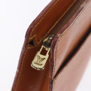 LOUIS VUITTON Epi Pochette Homme Clutch Bag Zipangu Gold M52528 LV Auth 205841-18
