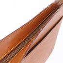 LOUIS VUITTON Epi Pochette Homme Clutch Bag Zipangu Gold M52528 LV Auth 205841-20