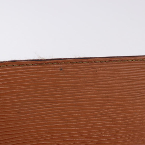 LOUIS VUITTON Epi Pochette Homme Clutch Bag Zipangu Gold M52528 LV Auth 205841