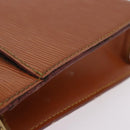 LOUIS VUITTON Epi Pochette Homme Clutch Bag Zipangu Gold M52528 LV Auth 205841-7