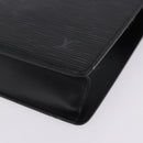 LOUIS VUITTON Epi Pochette Homme Clutch Bag Black M52522 LV Auth 205843A-14