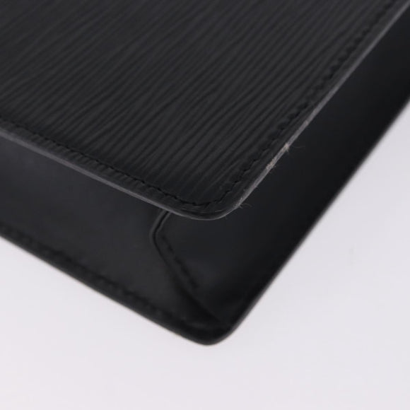 LOUIS VUITTON Epi Pochette Homme Clutch Bag Black M52522 LV Auth 205843A