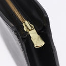 LOUIS VUITTON Epi Pochette Homme Clutch Bag Black M52522 LV Auth 205843A-9