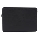 LOUIS VUITTON Epi Pochette Homme Clutch Bag Black M52522 LV Auth 205843A-2