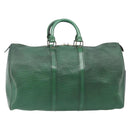 LOUIS VUITTON Epi Keepall 45 Boston Bag Green Keepall 45 LV Auth 205853-2