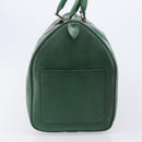 LOUIS VUITTON Epi Keepall 45 Boston Bag Green Keepall 45 LV Auth 205853-4
