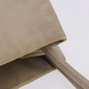 CHANEL Camelia Tote Bag Leather Beige Gold Tone CC Auth 205854-15