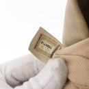 CHANEL Camelia Tote Bag Leather Beige Gold Tone CC Auth 205854-12