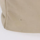 CHANEL Camelia Tote Bag Leather Beige Gold Tone CC Auth 205854-8