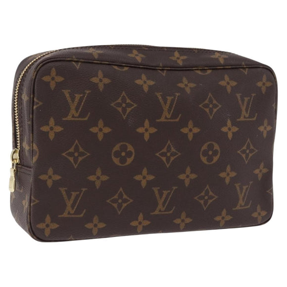 LOUIS VUITTON Monogram Trousse Toilette 23 Clutch Bag M47524 LV Auth 205855